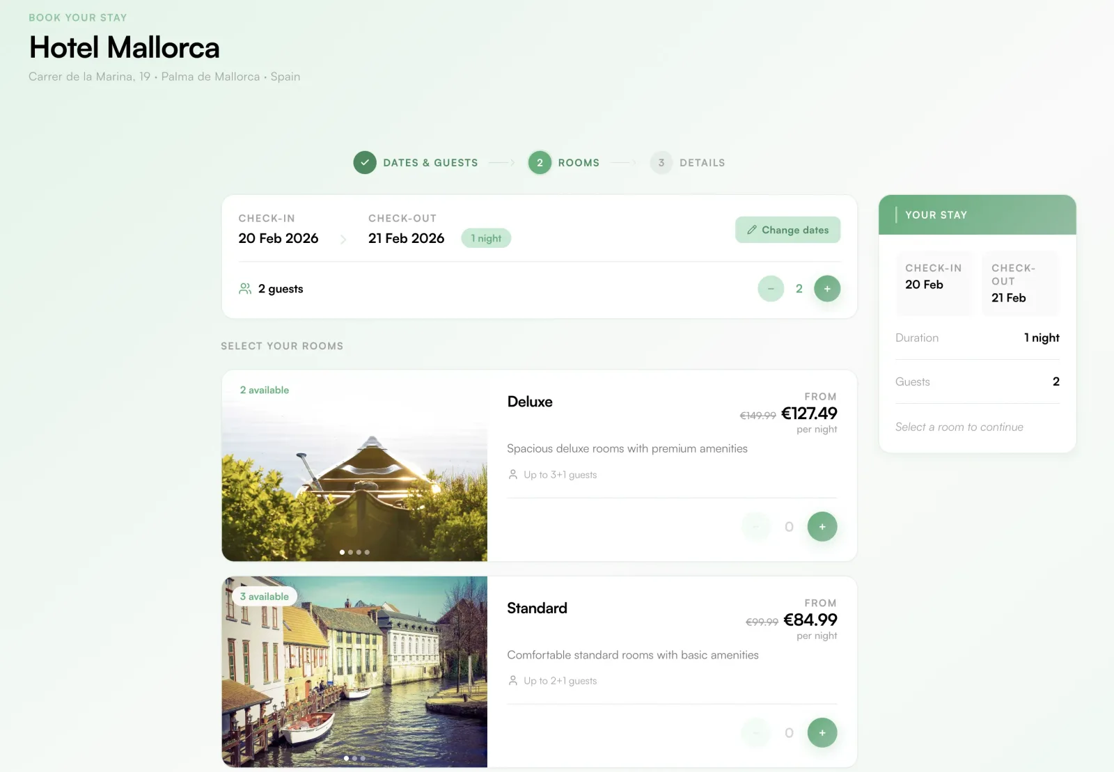 Go live with your booking page