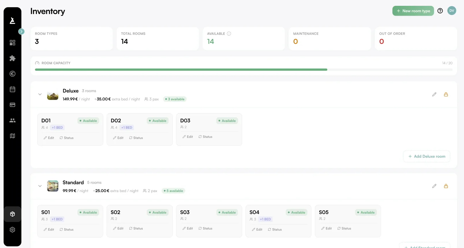 Configure your rooms
