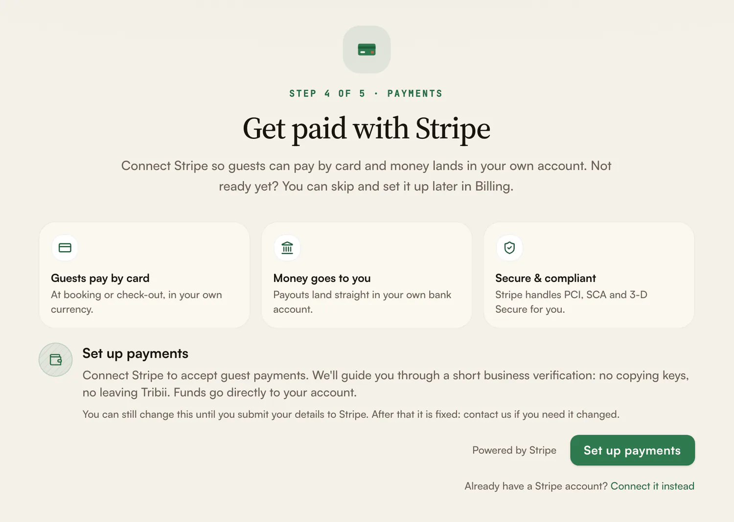 Connect your payment gateway