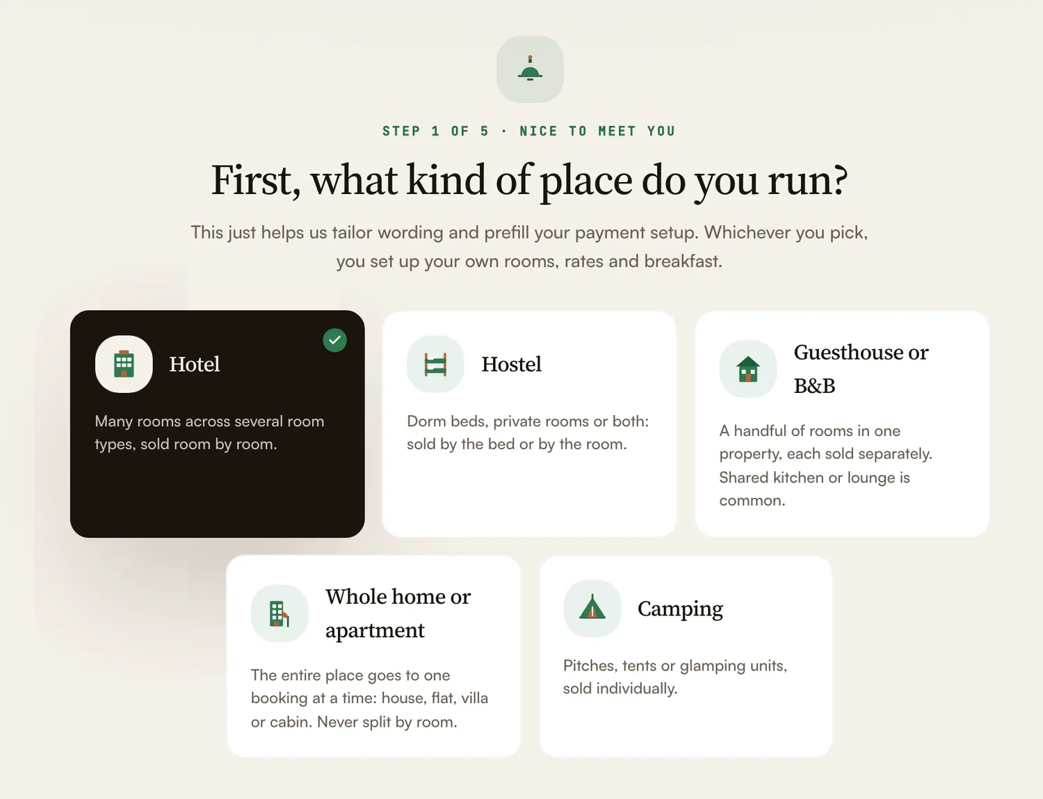 Register and set up your property